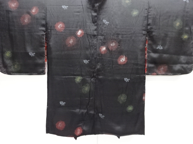 大正ロマン　錦紗獅子毛模様羽織